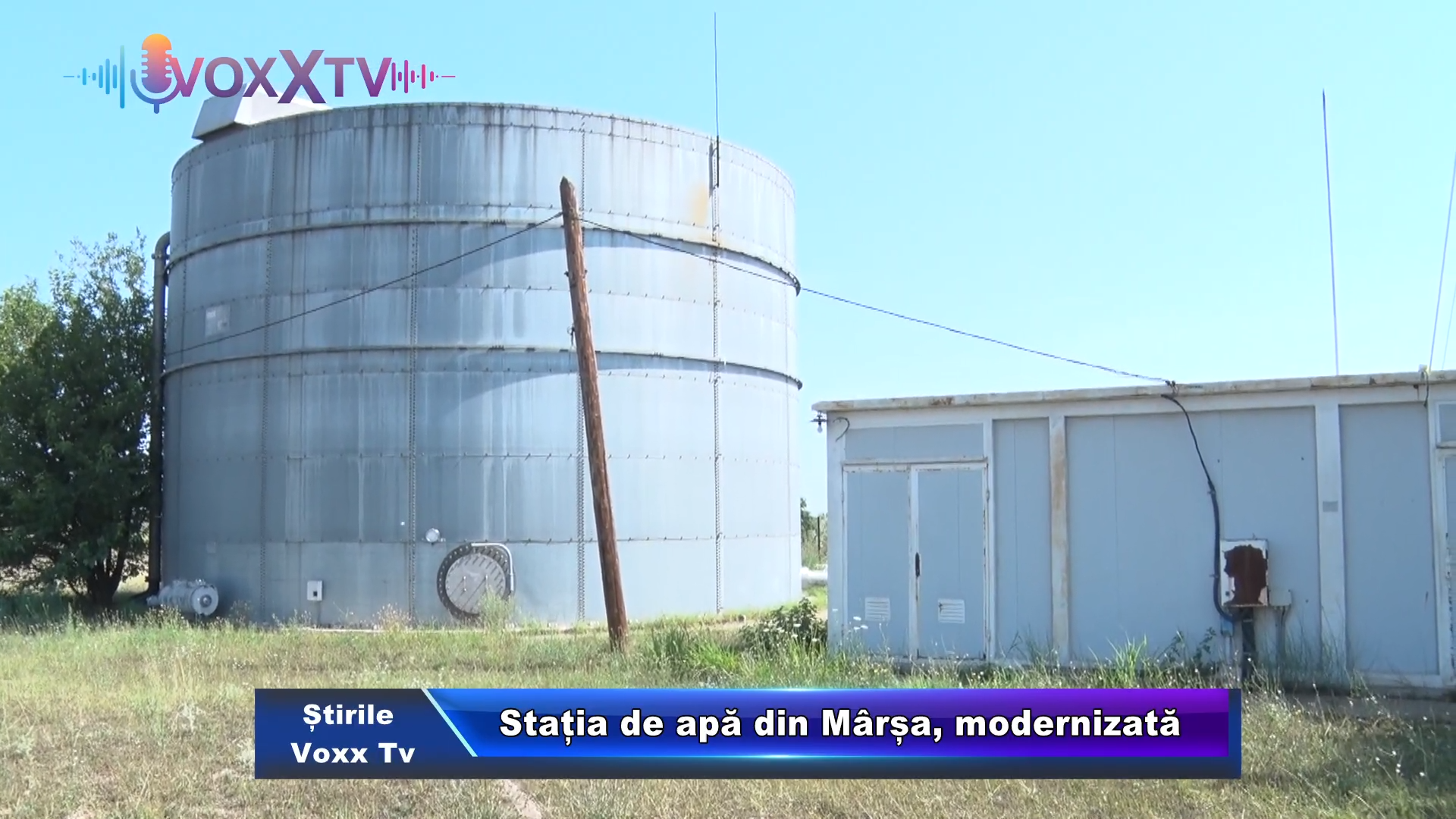 Stația de apă din Mârșa, modernizată