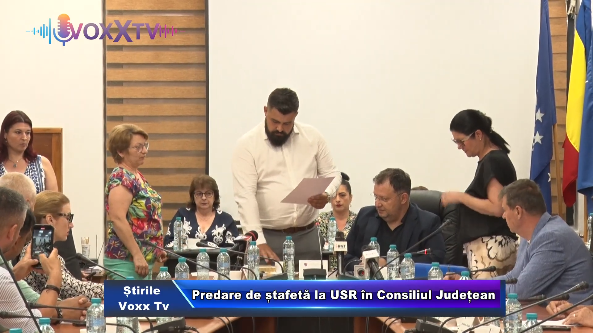 Predare de ștafetă la USR în Consiliul Județean