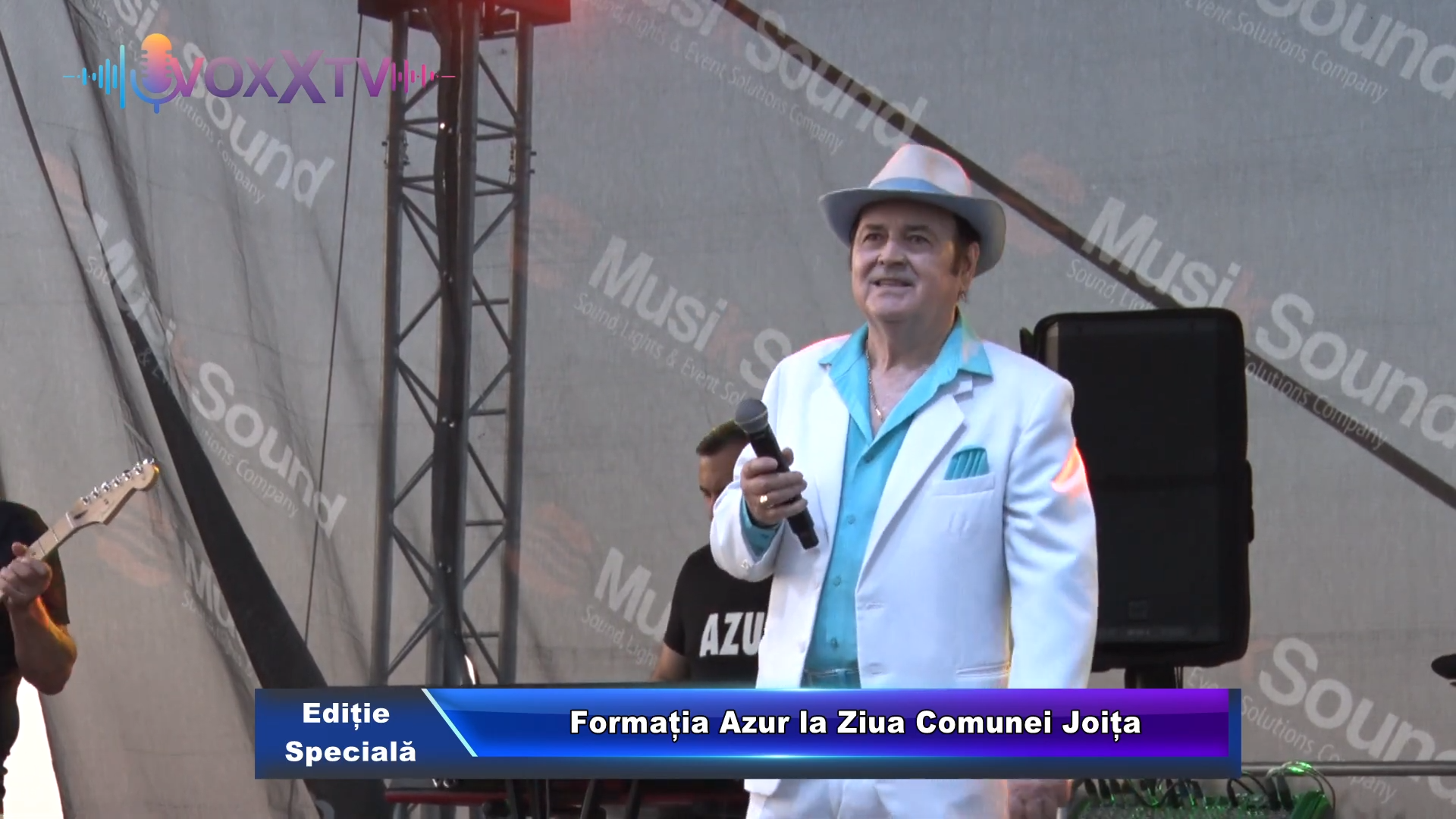 Formația Azur la Ziua Comunei Joița