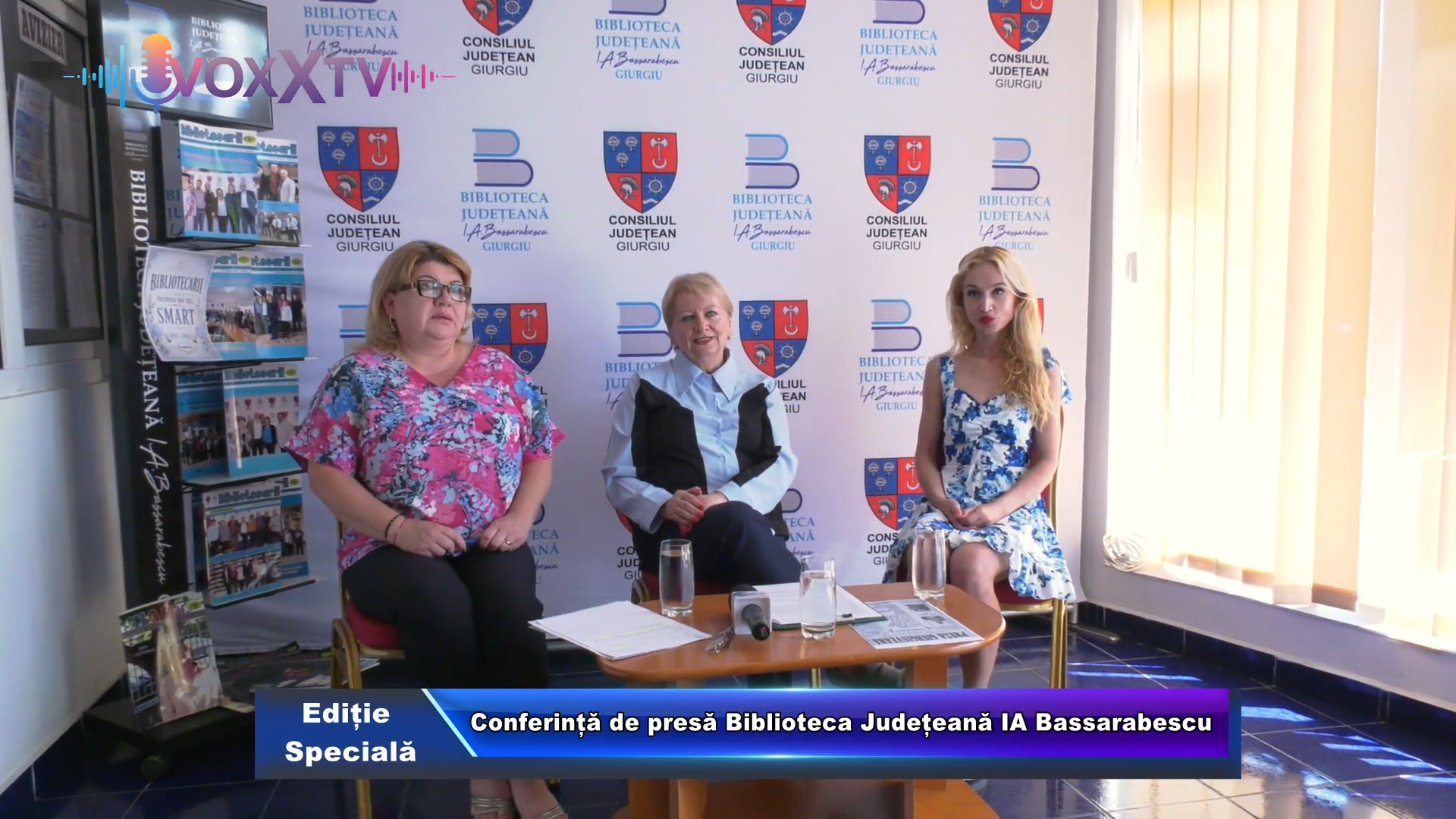 Conferință de presă Biblioteca Județeană IA Bassarabescu – 23/07/2026