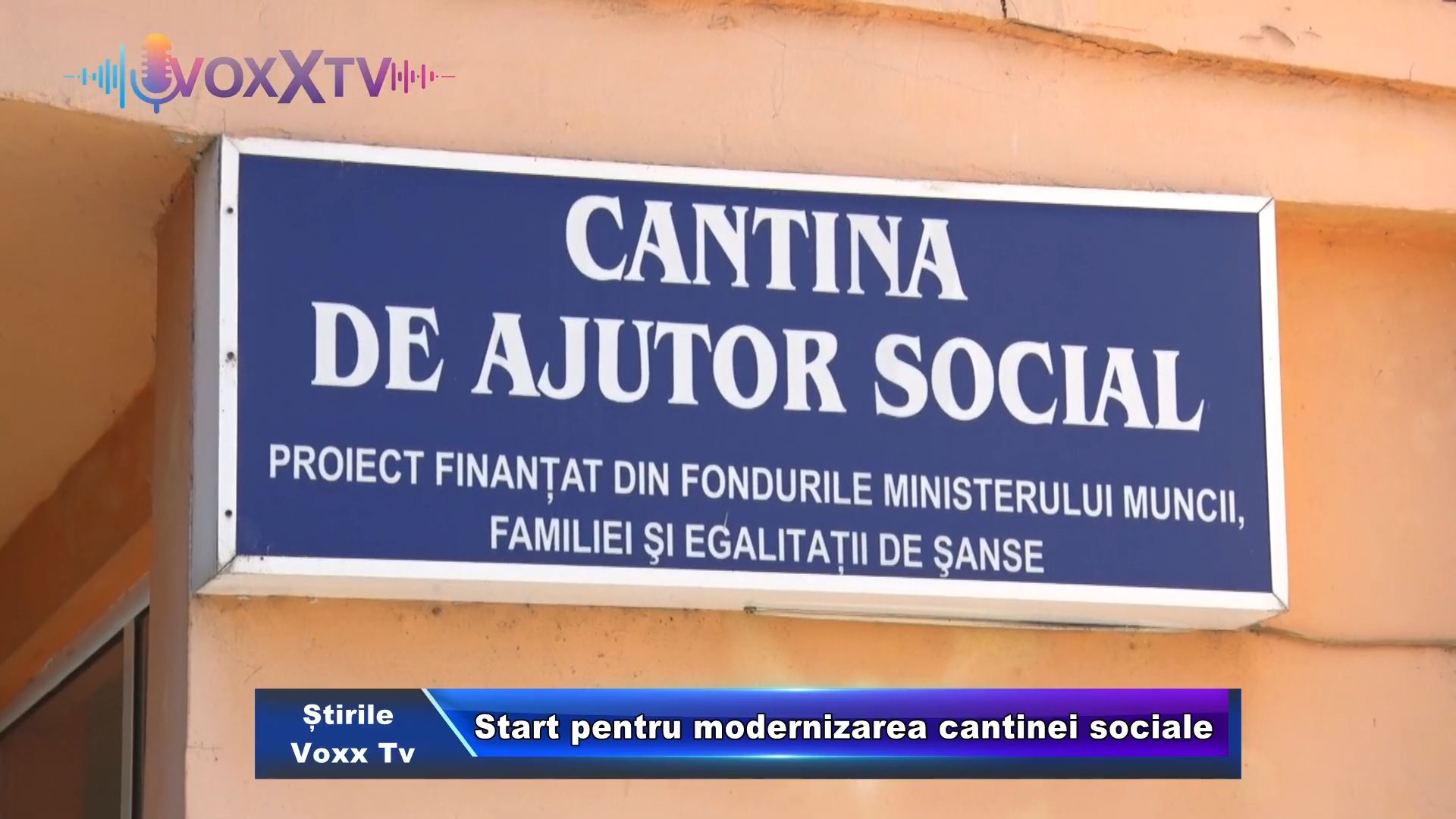 Start pentru modernizarea cantinei sociale