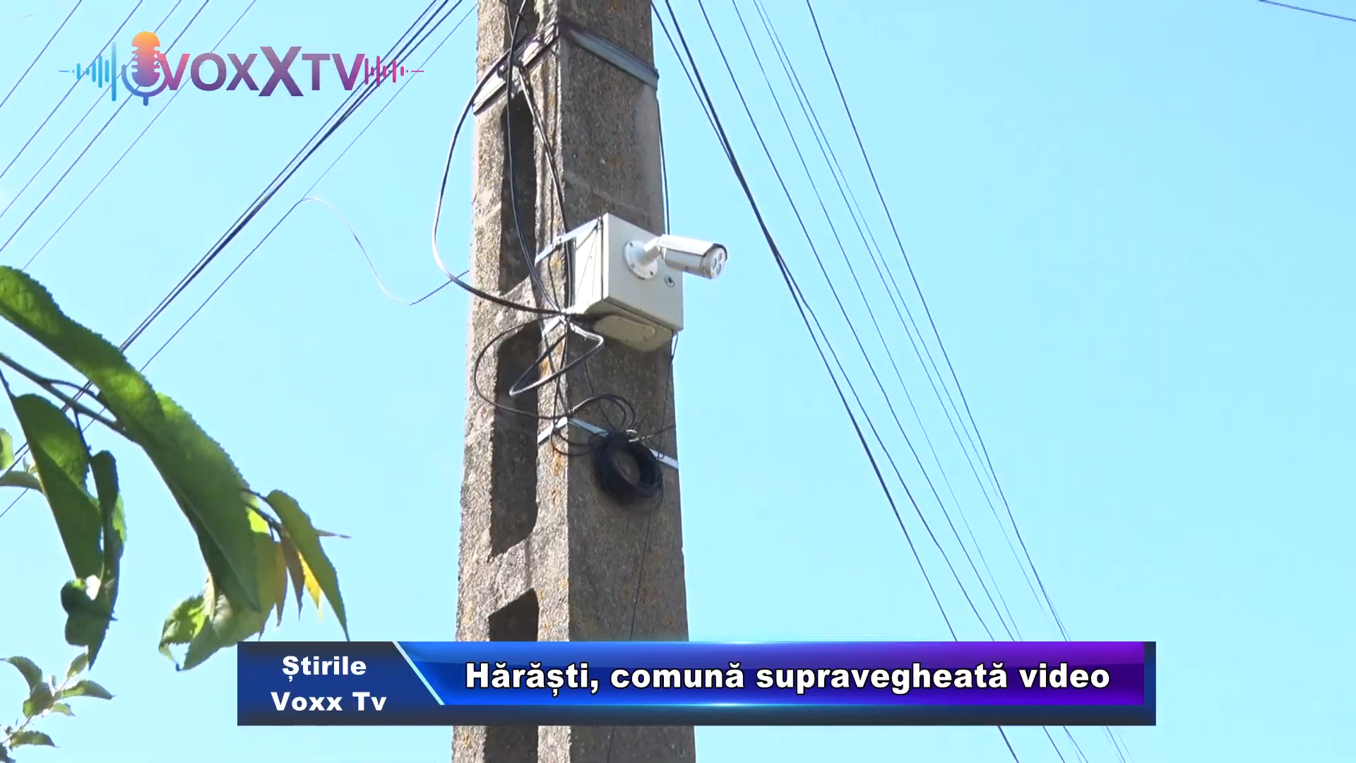 Herăști, comună supravegheată video