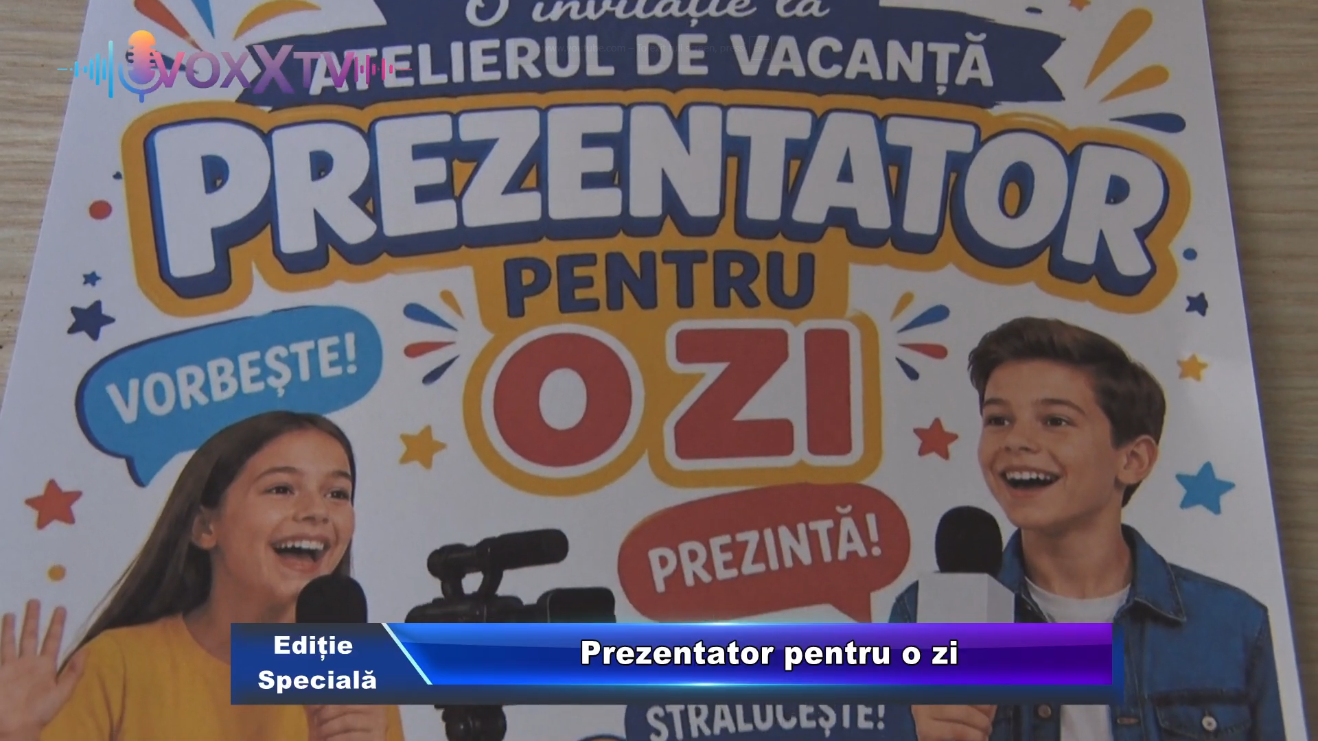 Prezentator pentru o zi