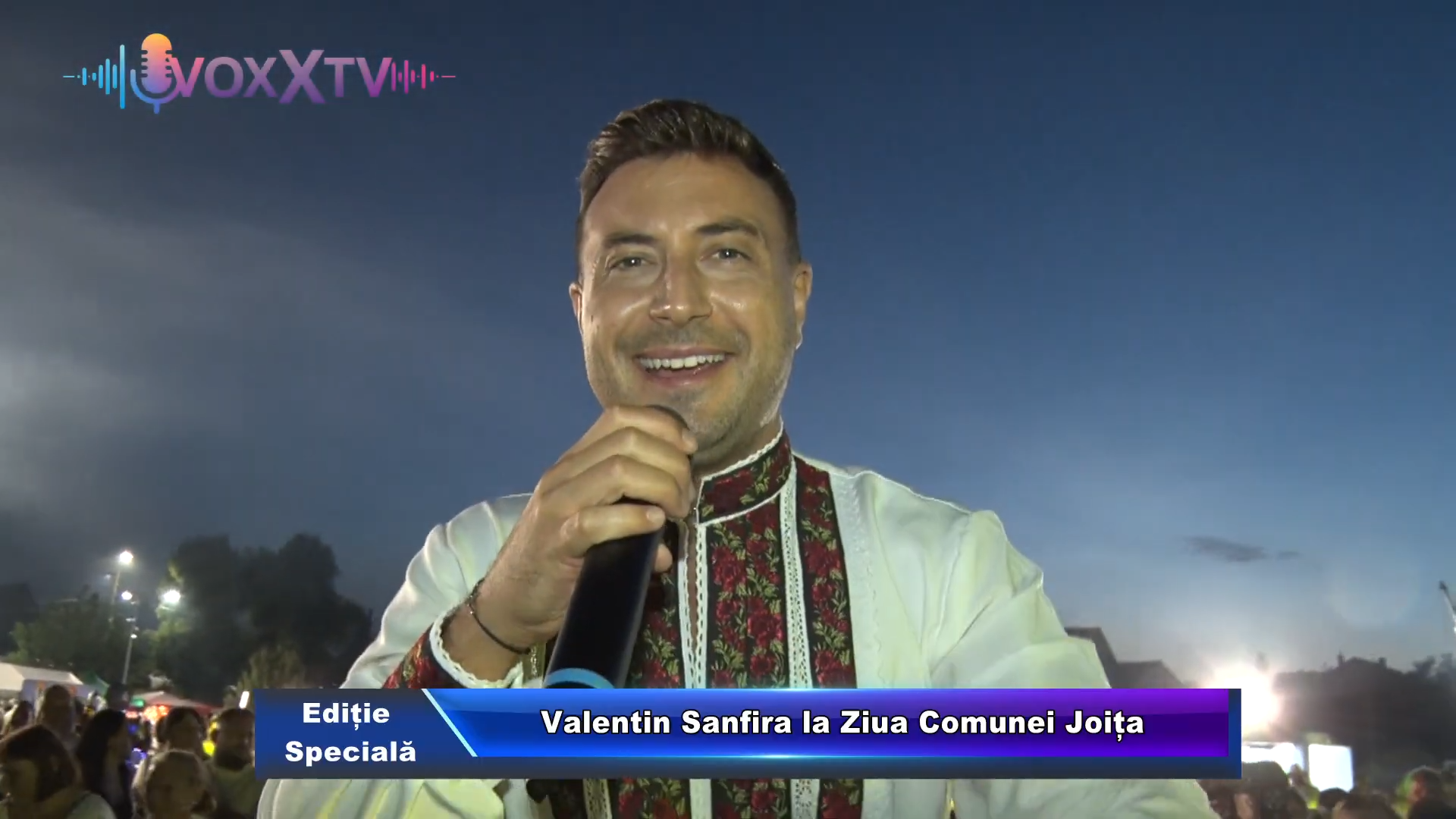 Valentin Sanfira la Ziua Comunei Joița