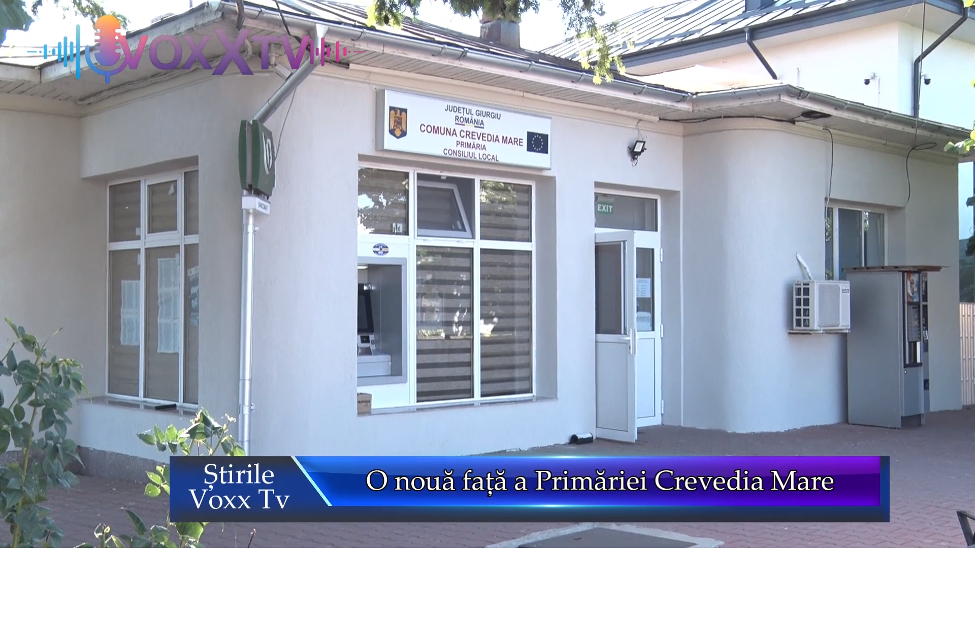 O nouă față a Primăriei Crevedia Mare