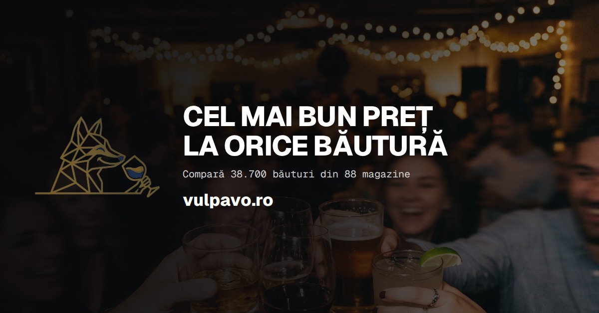 Vulpavo, comparatorul de prețuri: La 30 de sticle de vin și 10 de băuturi spirtoase poți plăti cu peste 800 de lei mai puțin