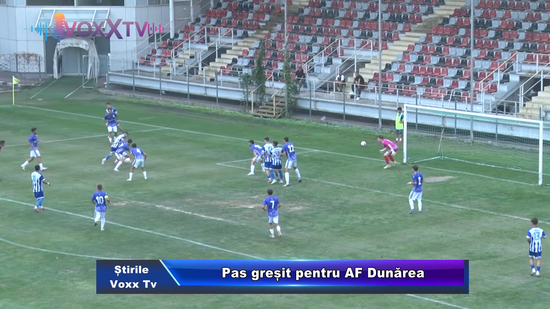 Pas greșit pentru AF Dunărea