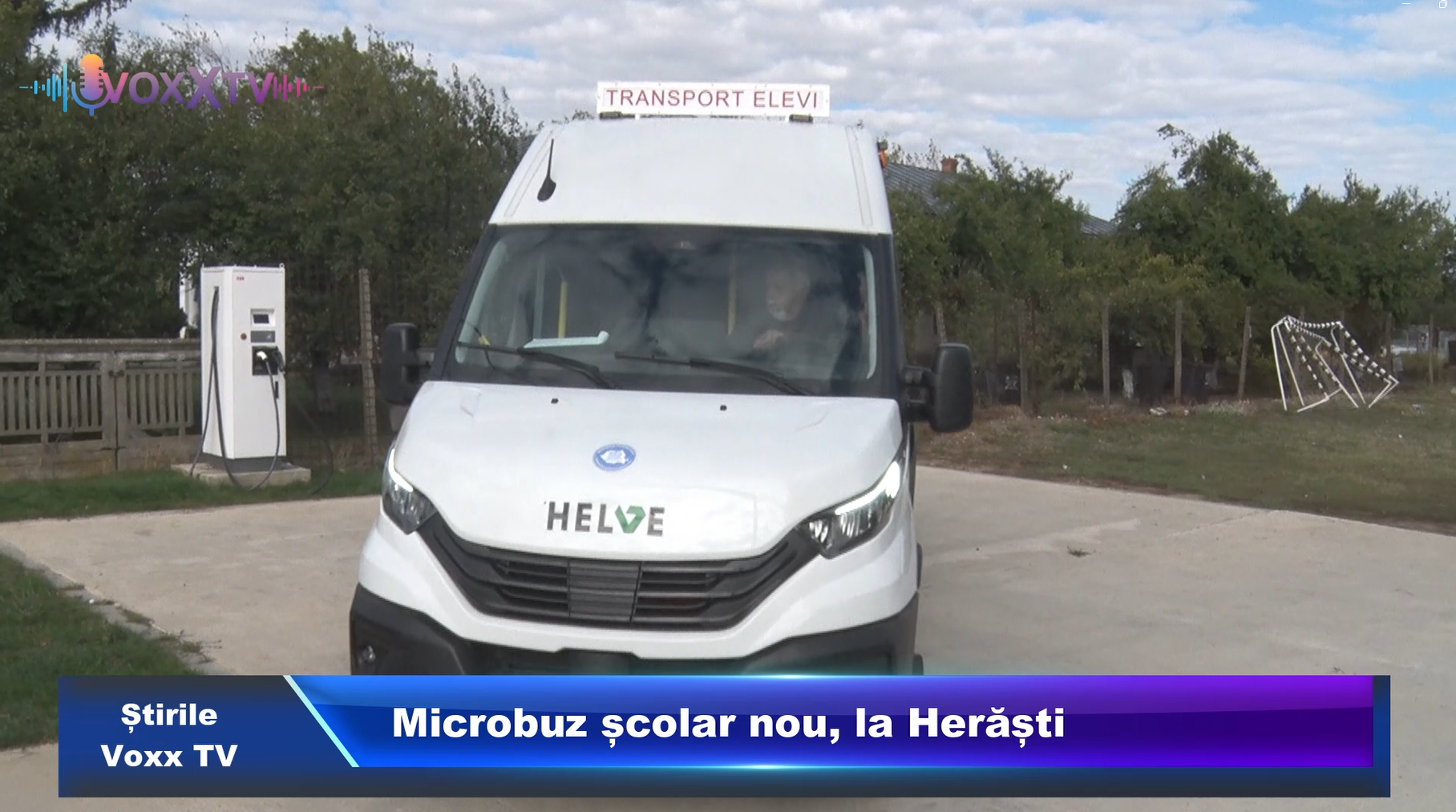 Microbuz școlar nou, la Herăști