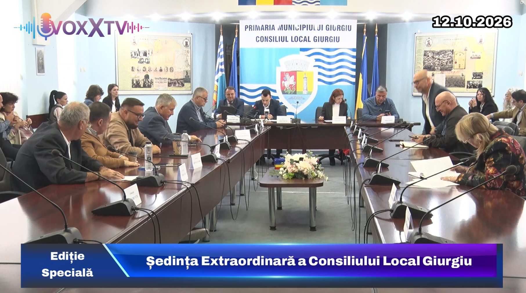 Ședința Extraordinară a Consiliului Local Giurgiu – 12.10.2026