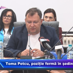 Toma Petcu, poziție fermă în ședința PNL